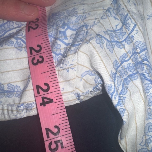 Bugatchi Men Classic Fit Short Sleeve Shirt - Large - Paisley Pattern - Picture 10 of 11